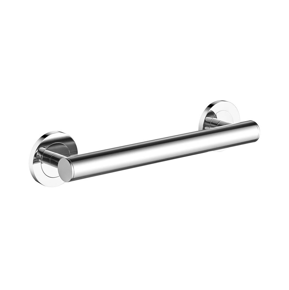 ICO Bath 12'' Lava Grab Bar - Chrome-shop