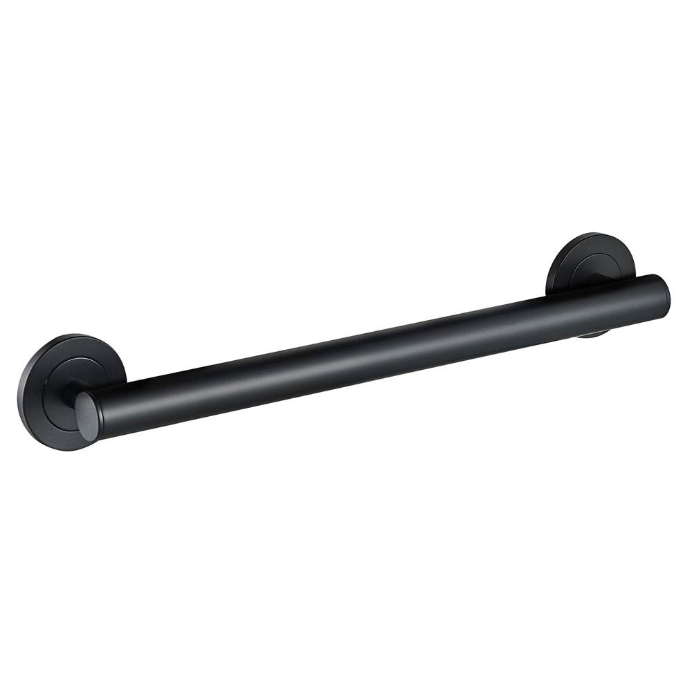 ICO Bath 24'' Lava Grab Bar - Matte Black-shop