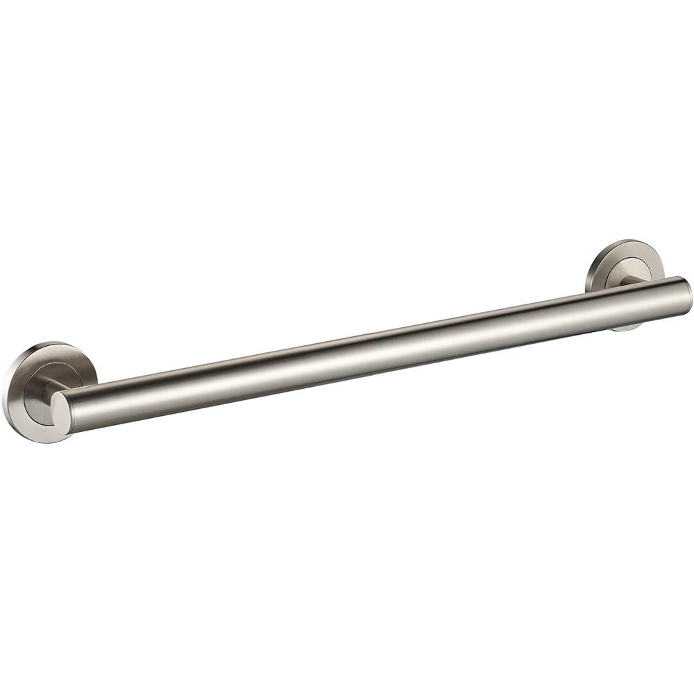 ICO Bath 30'' Lava Grab Bar - Brushed Nickel-shop