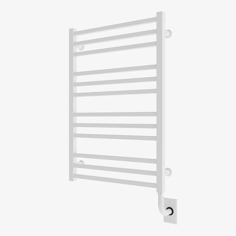 ICO Bath 23.5''x31'' Avento Hydronic Towel Warmer - Matte White-related