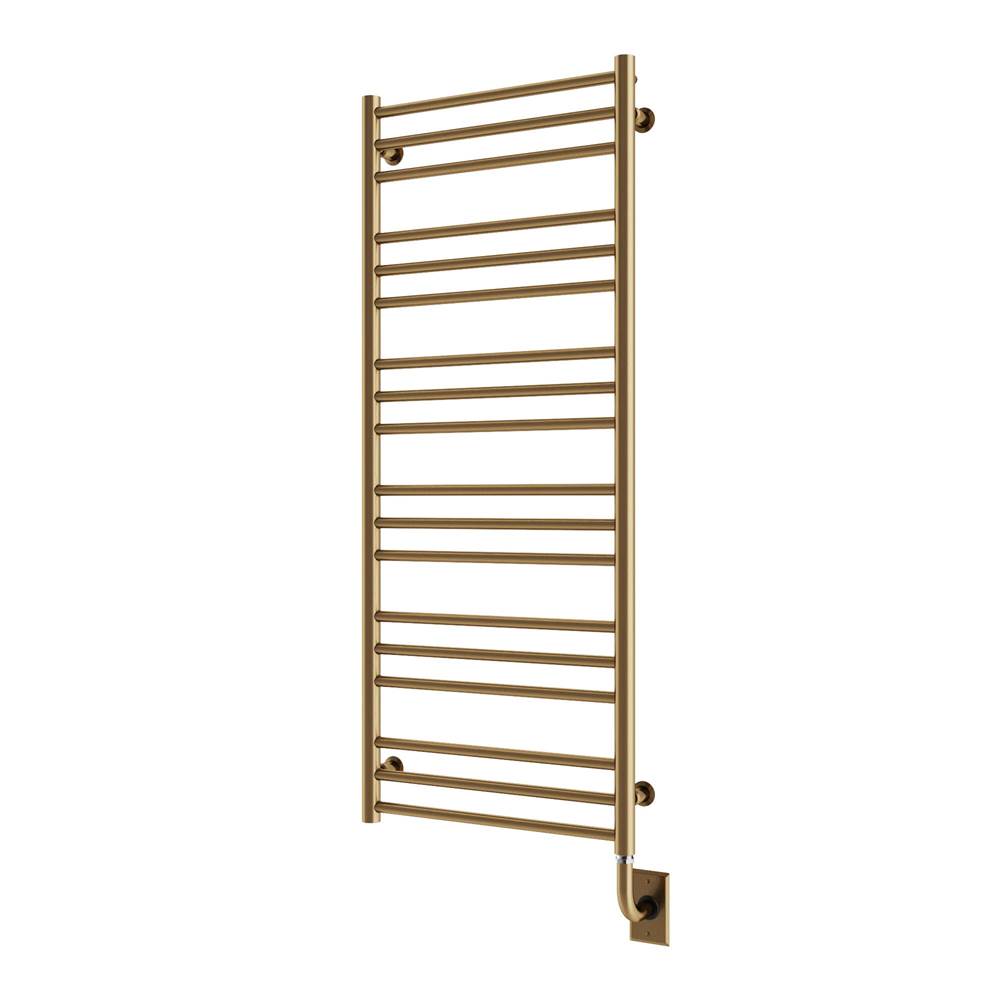 ICO Bath 19.5''x47.5'' Sorano Electric Hardwired Towel Warmer - PVD Brushed Bronz-shop