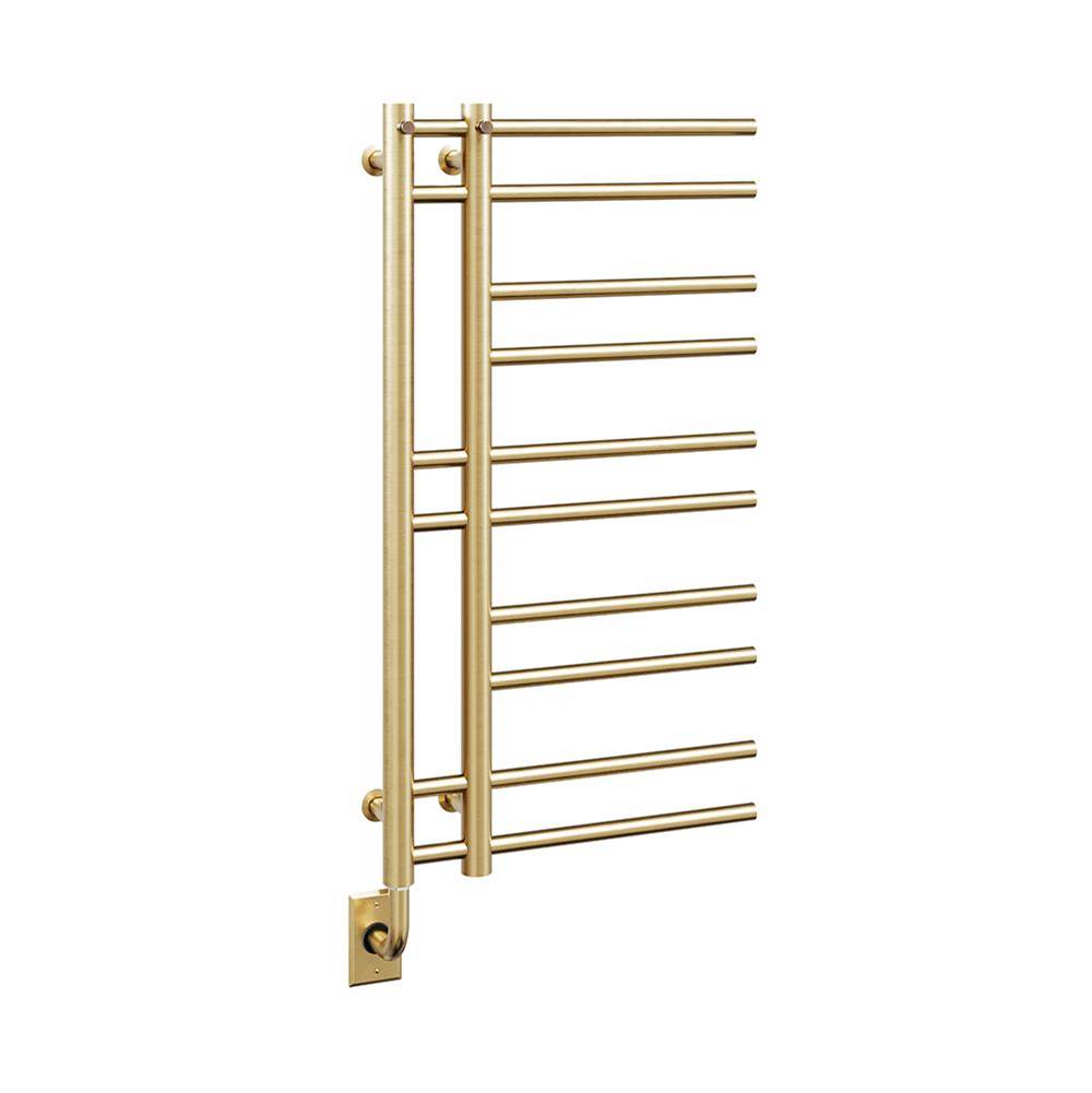 ICO Bath 19.5''x37'' Ortona Electric Hardwired Towel Warmer - PVD Brushed Gold-related