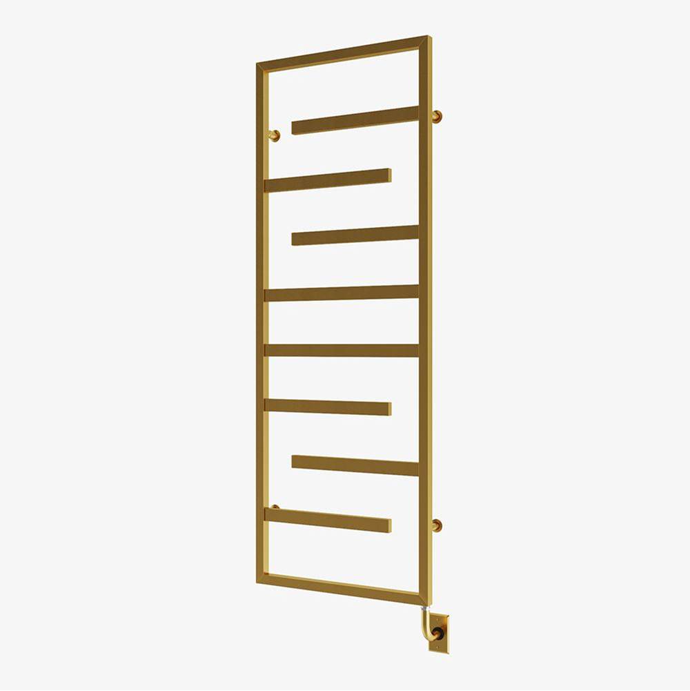 ICO Bath 23.5''x64'' Vasto Electric Hardwired Towel Warmer - PVD Brushed Gold-related