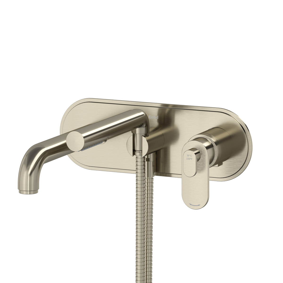 Arca™ Wall Mount Thermostatic/Pressure Balance Tub Filler Trim-shop