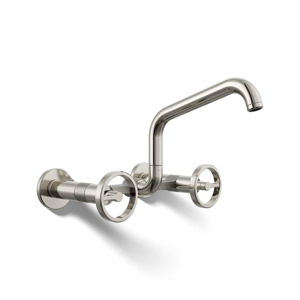 Billet™ Two-hole wall-mount bridge kitchen sink faucet-related