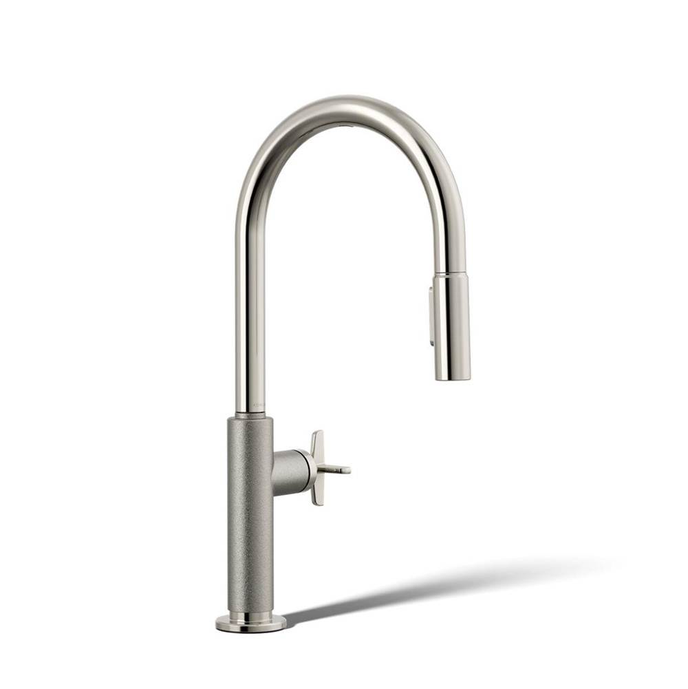 Billet™ Touchless pull-down kitchen sink faucet with two-function sprayhead-related