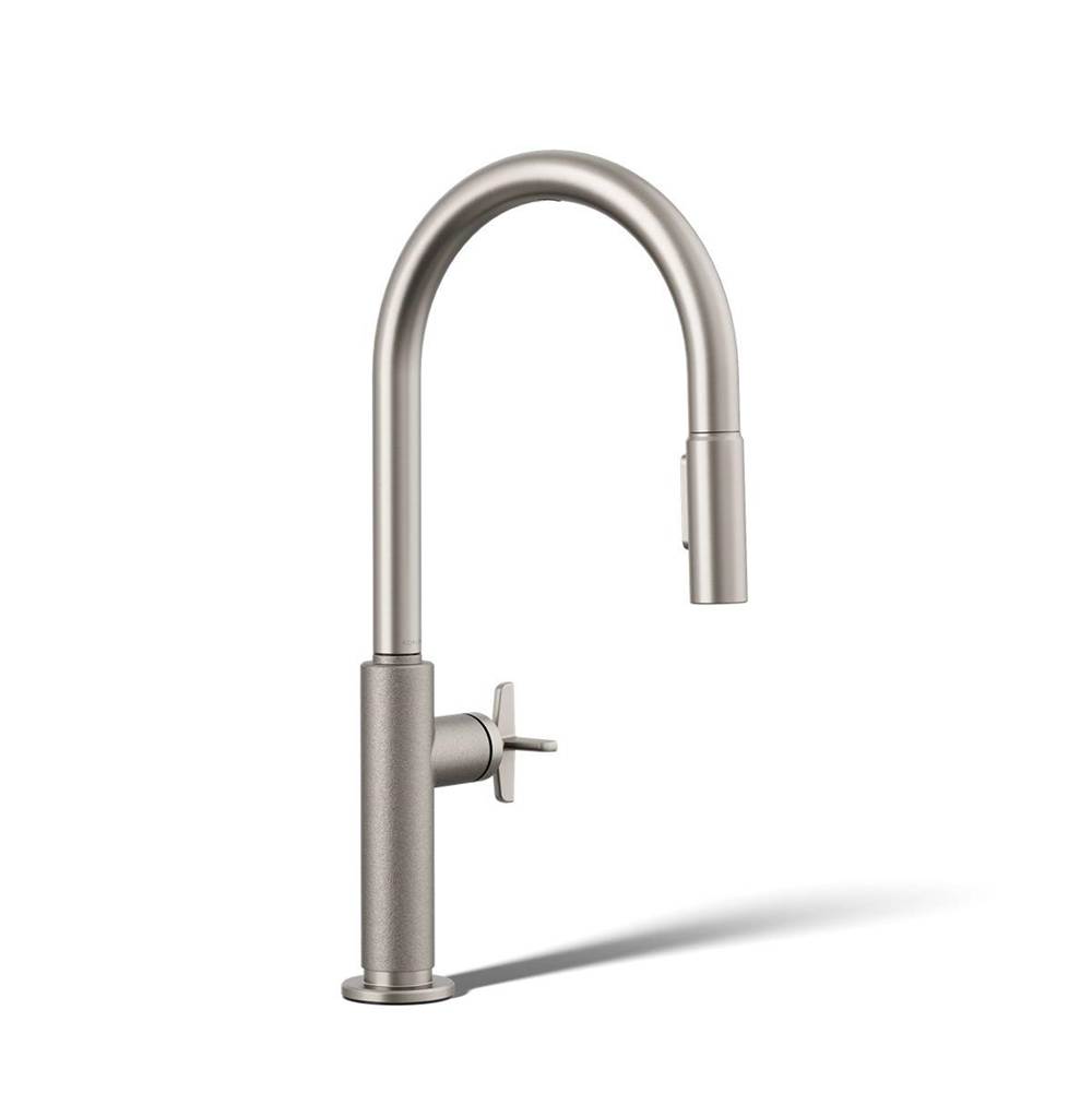 Billet™ Touchless pull-down kitchen sink faucet with two-function sprayhead-related