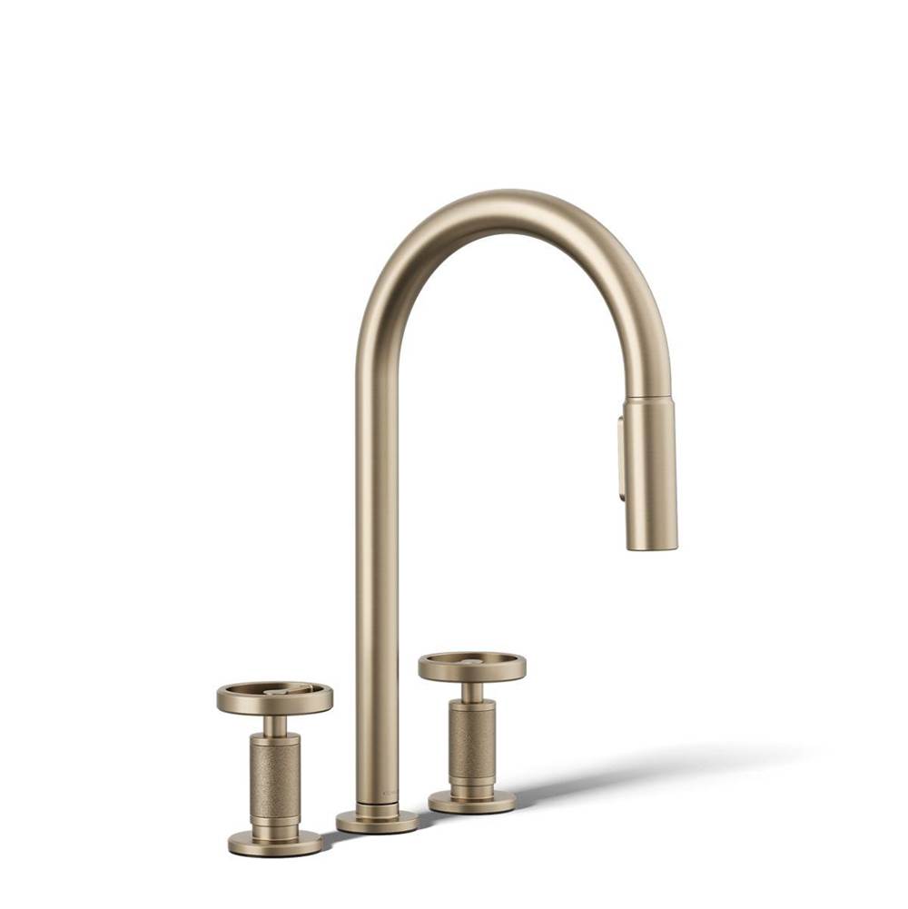 Billet™ Pull-down kitchen sink faucet with two-function sprayhead-related