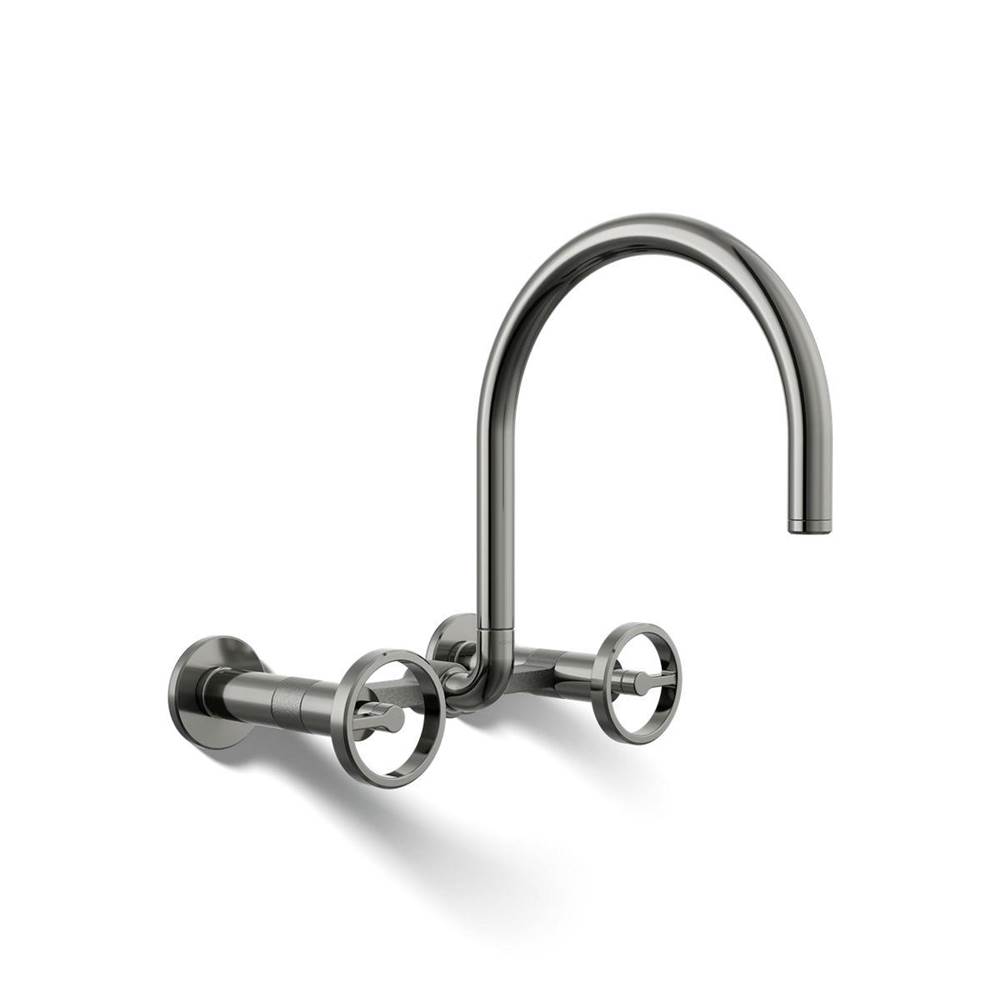 Billet™ Two-hole wall-mount bridge kitchen sink faucet-related