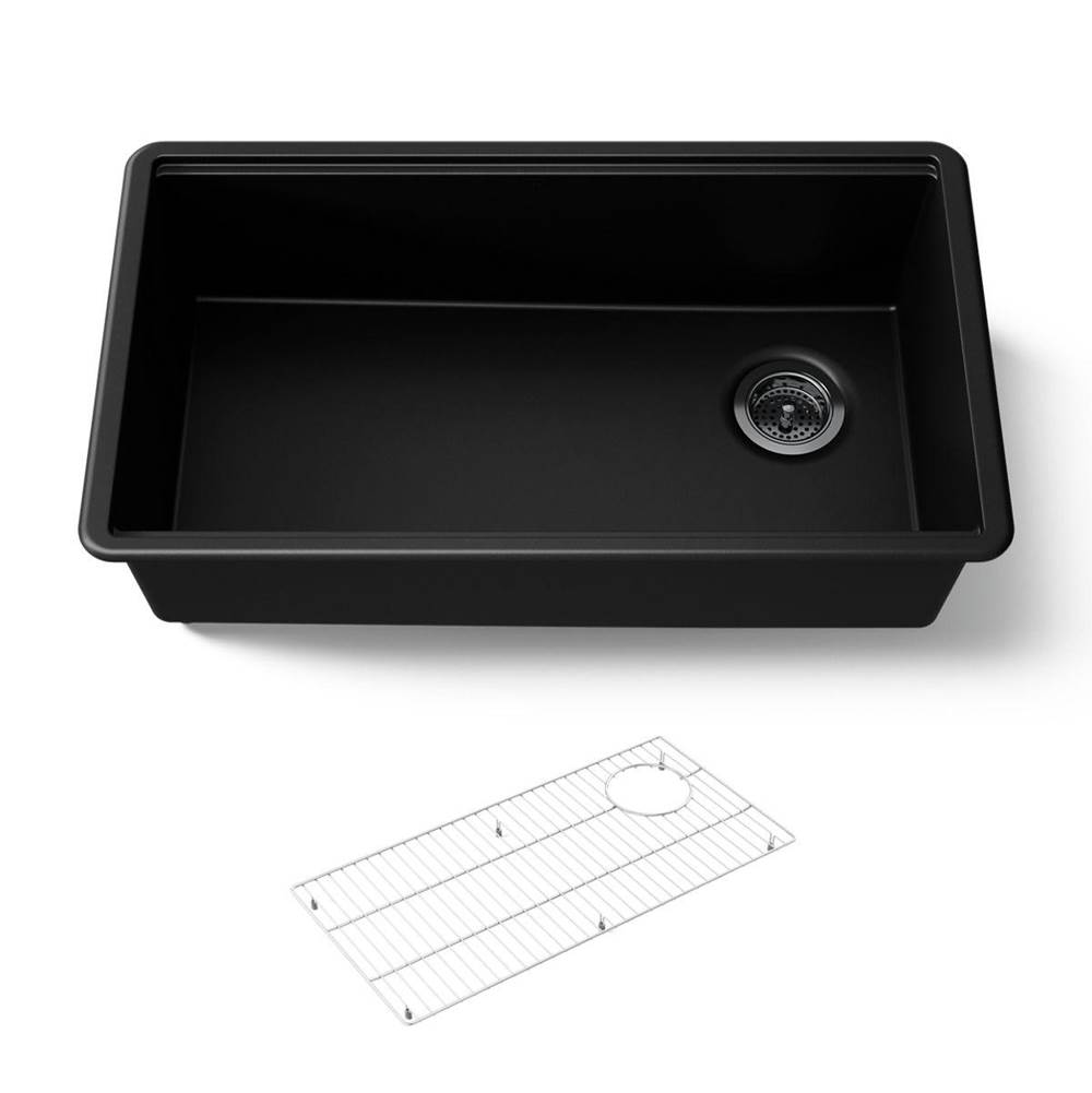 Billings® 32-1/2'' undermount single-bowl kitchen sink-related