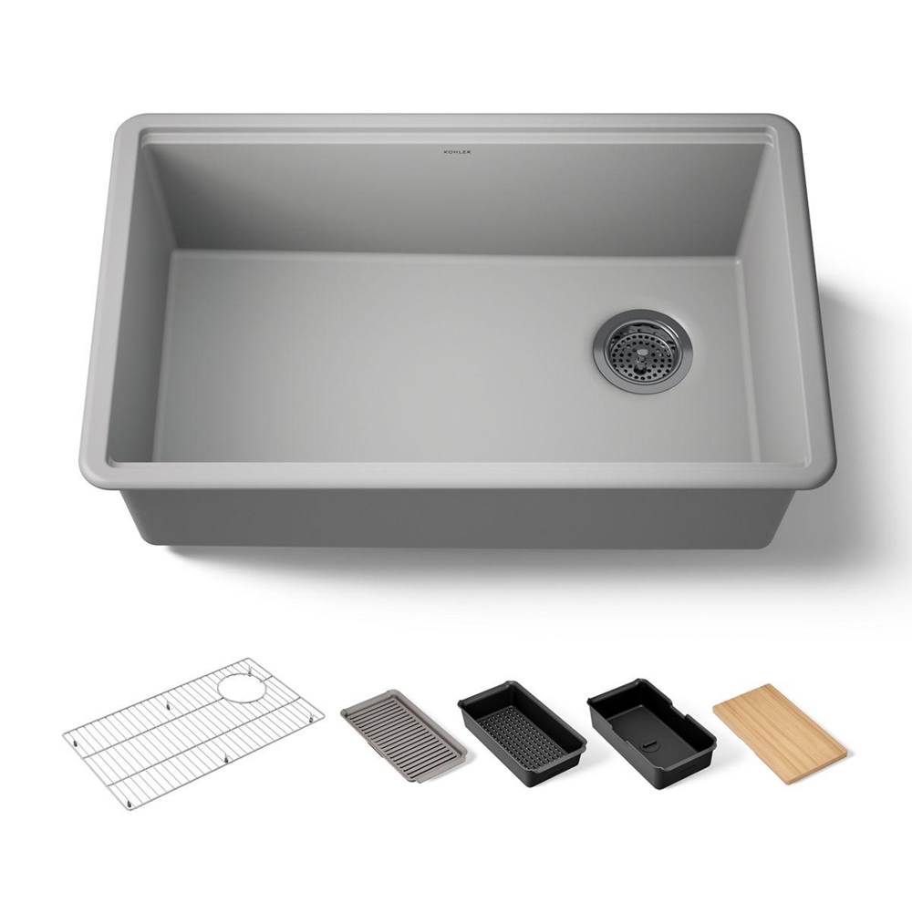 Billings® 29'' undermount single-bowl workstation kitchen sink-related