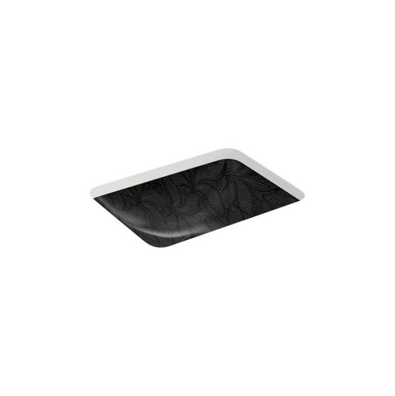 Sartorial™ Paisley Caxton® Rectangle Undermount bathroom sink-related