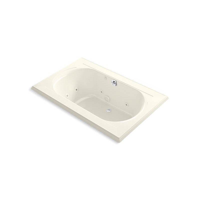 Memoirs® 66'' x 42'' whirlpool bath, drop-in with center rear drain-related