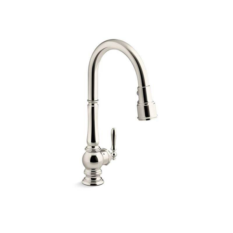 Artifacts® Touchless pull-down kitchen sink faucet with KOHLER® Konnect™ and thre-related