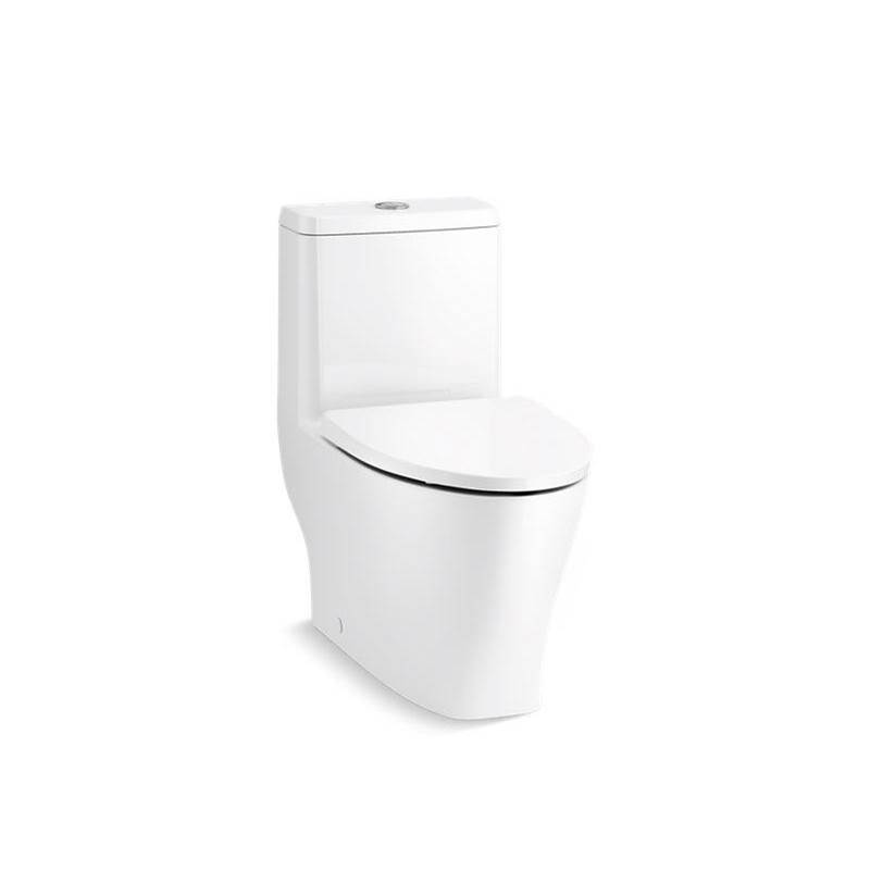Reach® Curv One-piece compact elongated dual-flush toilet with skirted trapway-related