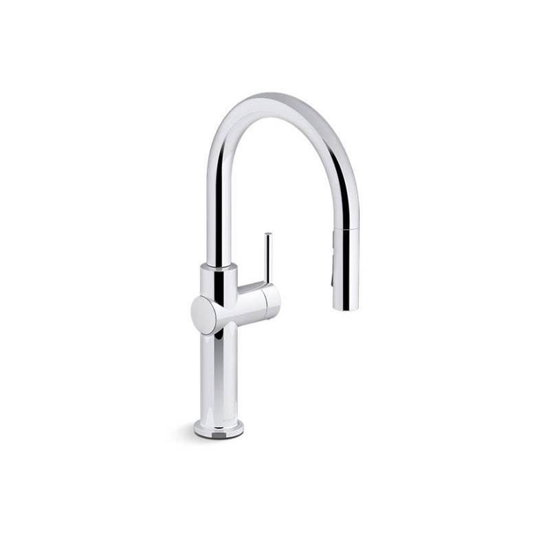Crue® Pull-down kitchen sink faucet with three-function sprayhead-related