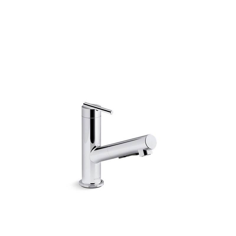 Crue® Pull-out kitchen sink faucet with three-function sprayhead-shop