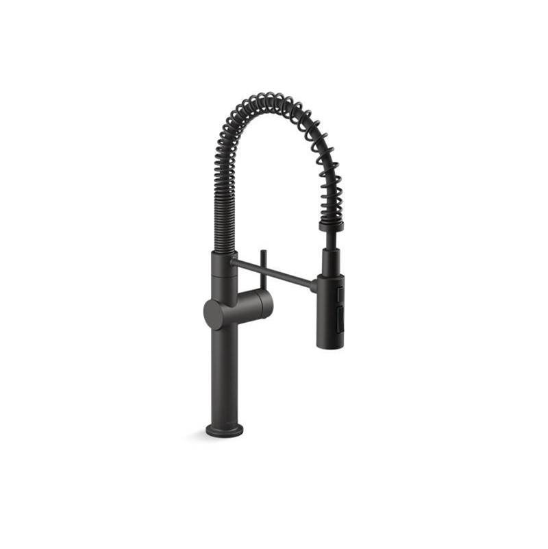 Crue® Semi-professional kitchen sink faucet with three-function sprayhead-shop