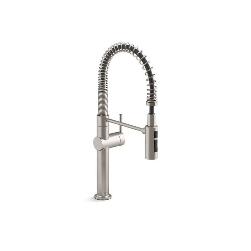 Crue® Semi-professional kitchen sink faucet with three-function sprayhead-related