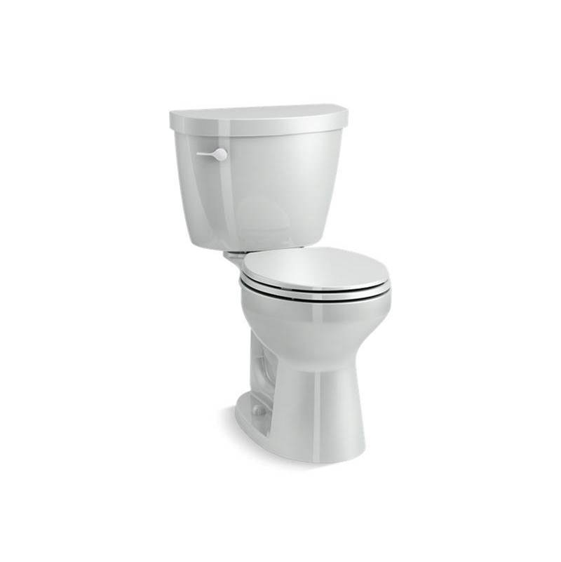Cimarron® Two-piece round-front 1.28 gpf chair height toilet-shop