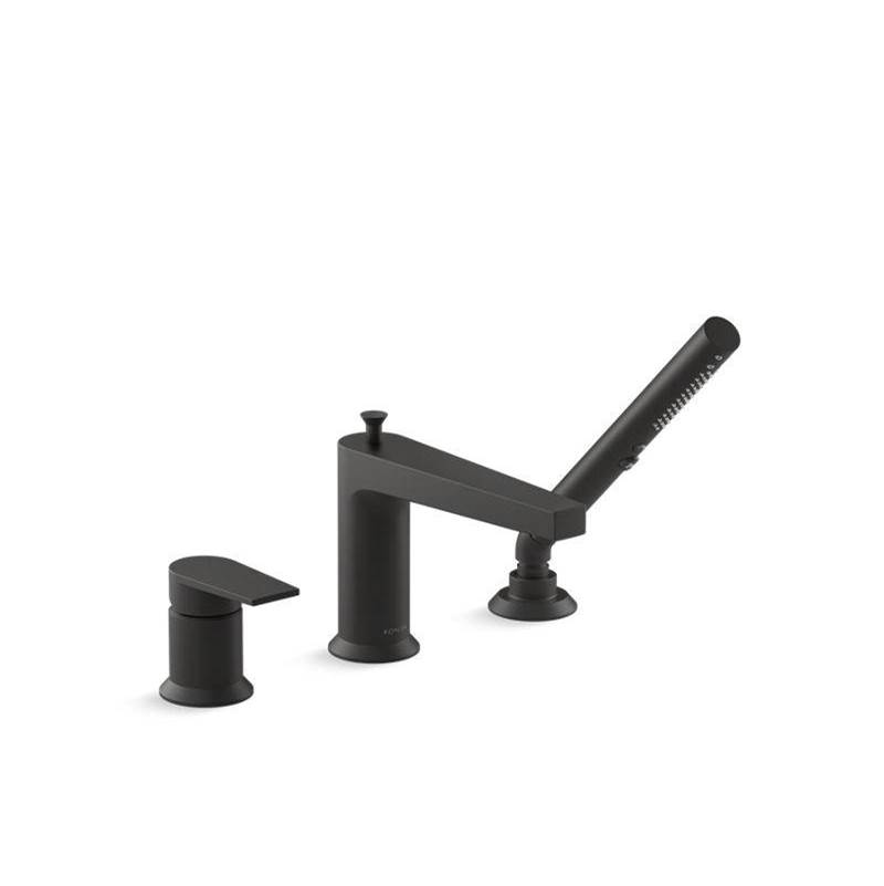 Taut® 11 gpm deck-mount bath faucet with handshower-related