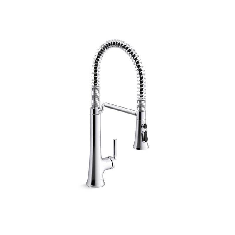 Tone® Semi-professional pull-down kitchen sink faucet with three-function sprayhe-related