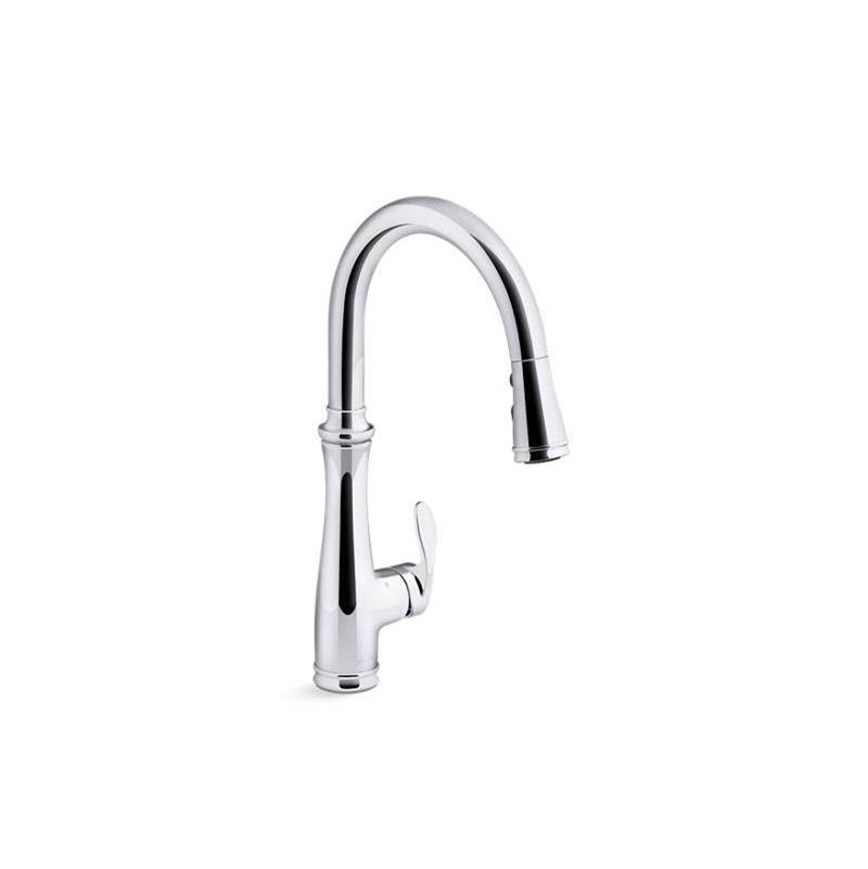 Bellera® Touchless pull-down kitchen sink faucet with three-function sprayhead-shop