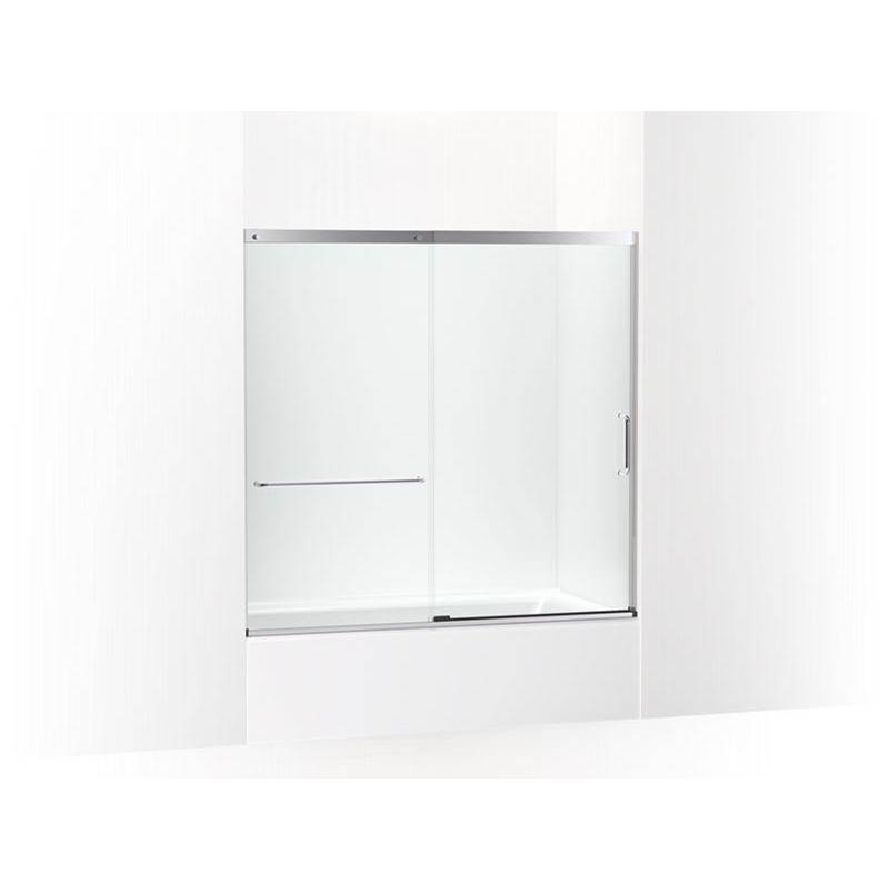Elate™ 56-3/4'' H sliding bath door with 1/4'' - thick glass-related