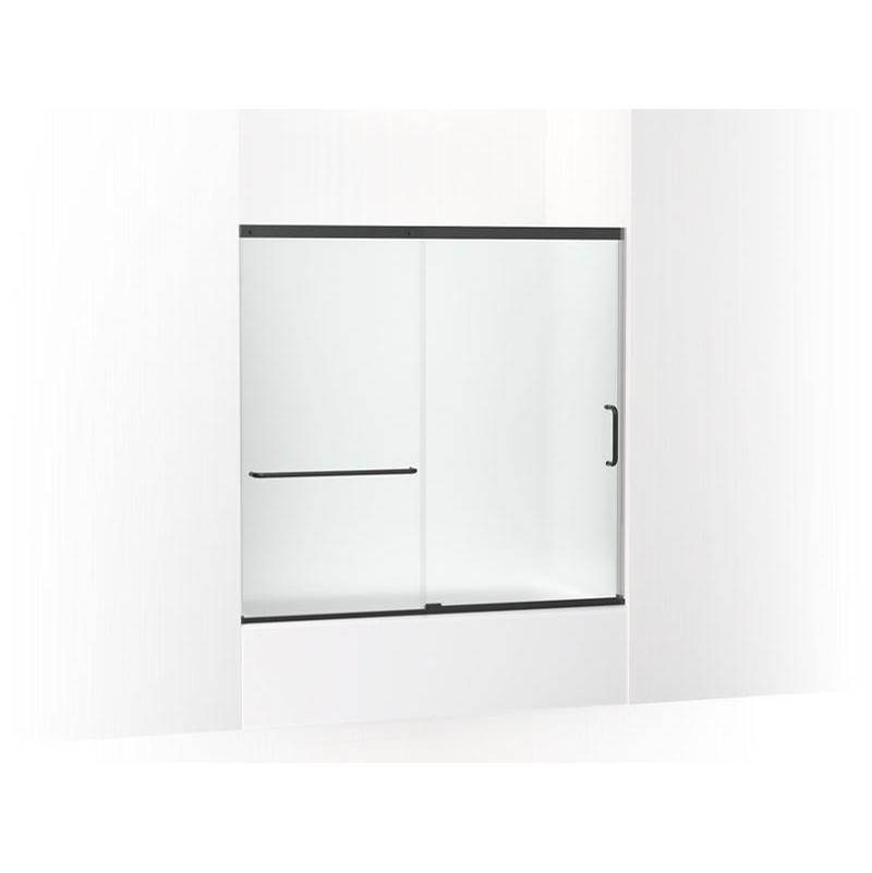 Elate™ Sliding bath door, 56-3/4'' H x 56-1/4 - 59-5/8'' W, with 1/4'' thick Fros-related