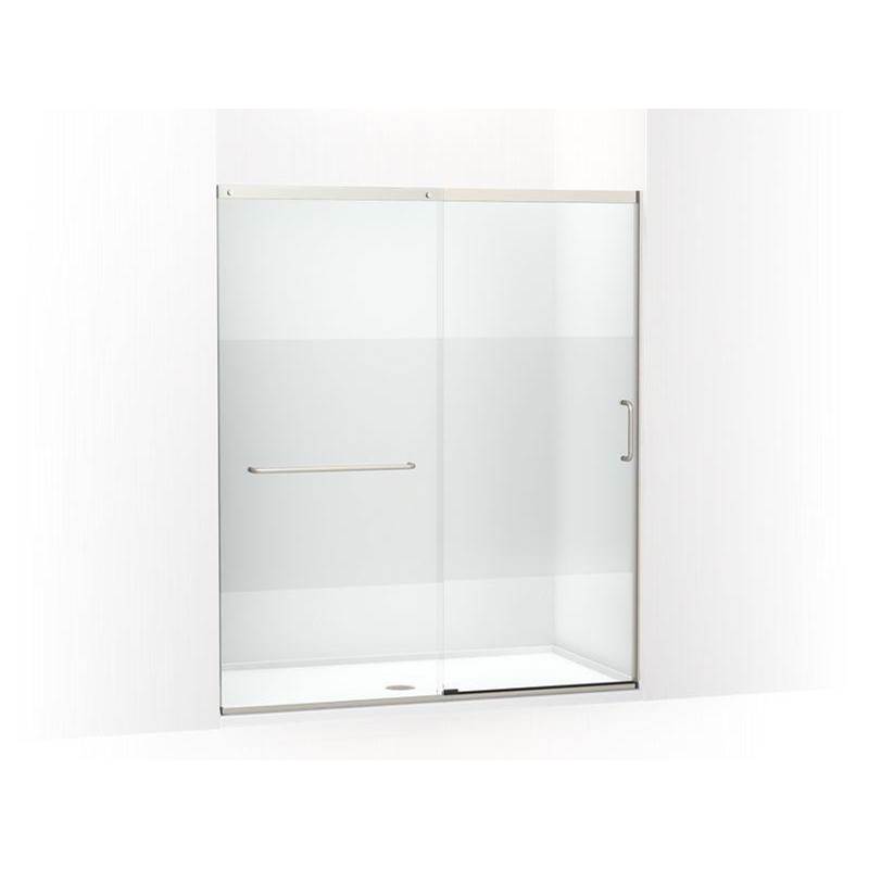 Elate™ Tall Sliding shower door, 75-1/2'' H x 62-1/4 - 65-5/8'' W with heavy 5/16-shop