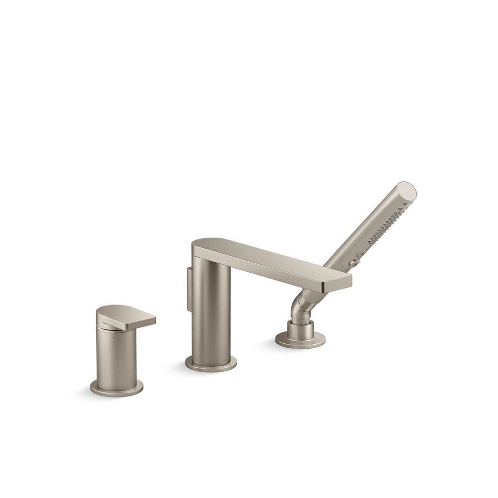 Composed® Deck-mount bath faucet with handshower-shop