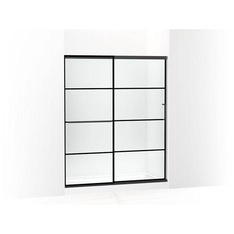 Elate™ Sliding shower door, 70-1/2'' H x 56-1/4 - 59-5/8'' W, with 1/4'' thick Cr-shop