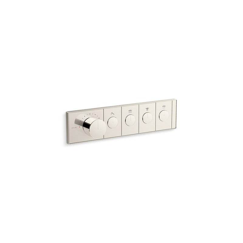 Anthem Four-Outlet Thermostatic Valve Control Panel With Recessed Push-Buttons-shop