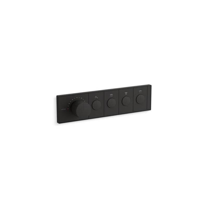 Anthem™ Four-outlet thermostatic valve control panel with recessed push-buttons-shop