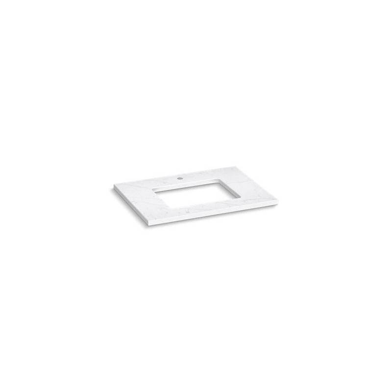 Silestone® 31'' quartz vanity top with rectangular cutout-related
