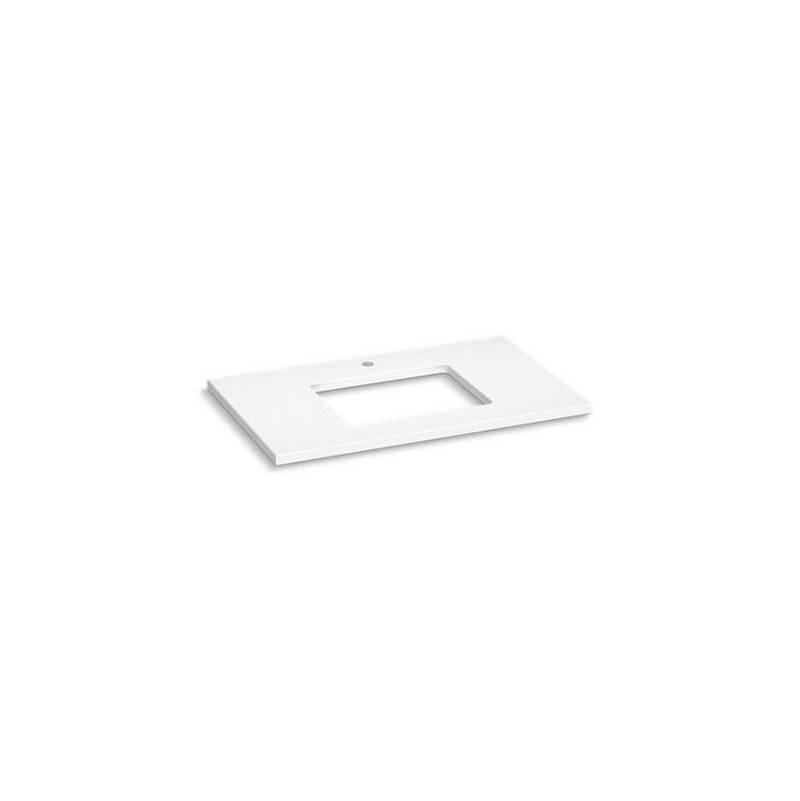 Silestone® 37'' quartz vanity top with rectangular cutout-related