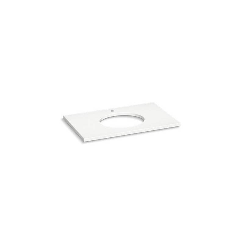 Silestone® 37'' quartz vanity top with oval cutout-shop