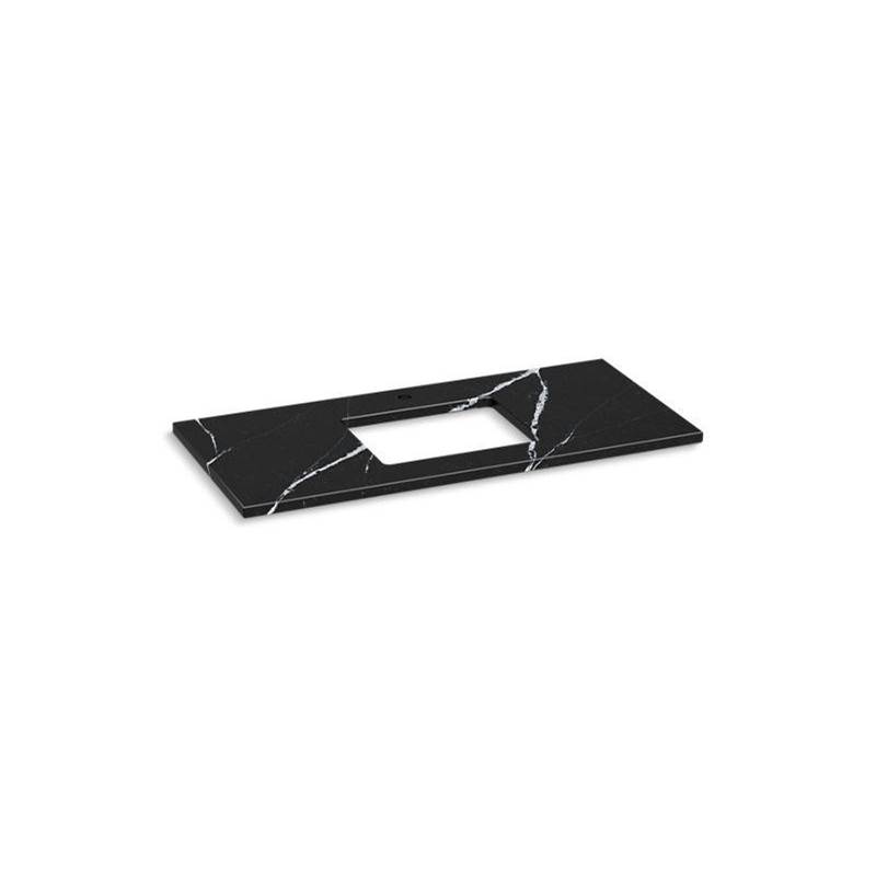 Silestone® 49'' quartz vanity top with rectangular cutout-related