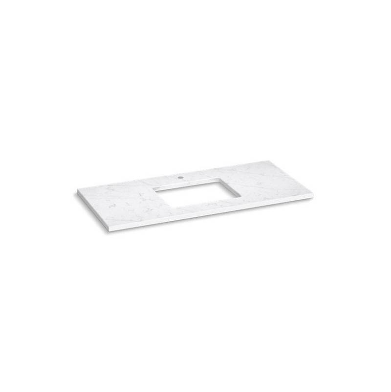Silestone® 49'' quartz vanity top with rectangular cutout-related