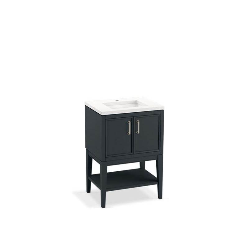 Winnow® 24'' bathroom vanity cabinet with sink and quartz top-related