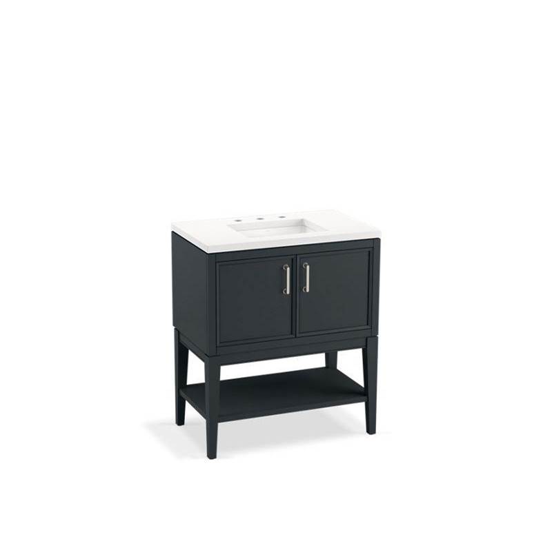 Winnow® 30'' bathroom vanity cabinet with sink and quartz top-shop