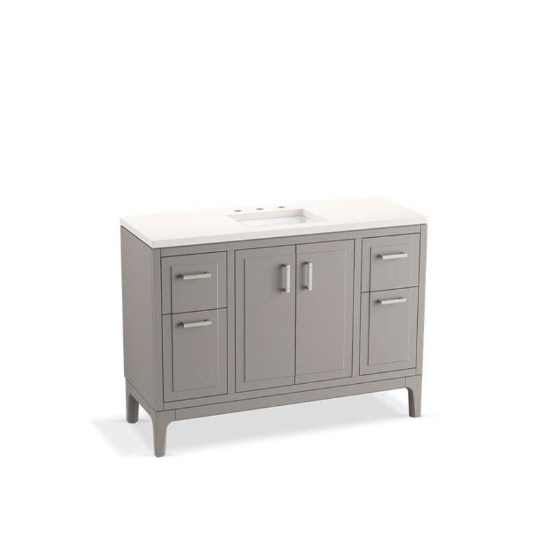 Seer® 48'' bathroom vanity cabinet with sink and quartz top-shop