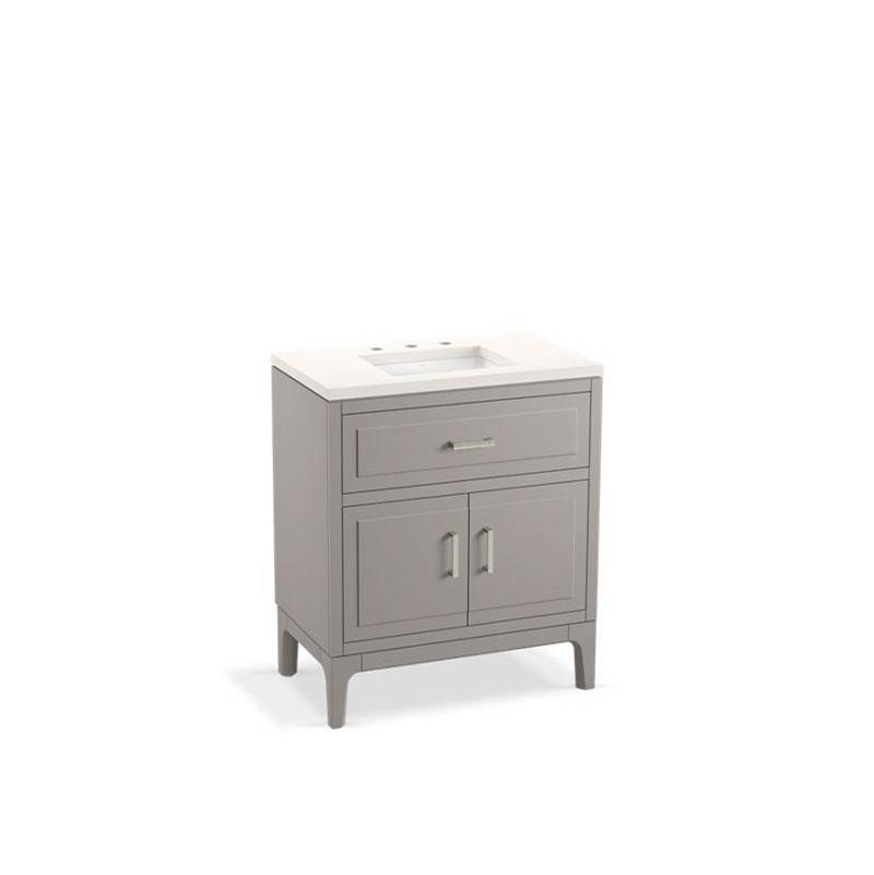 Seer® 30'' bathroom vanity cabinet with sink and quartz top-shop