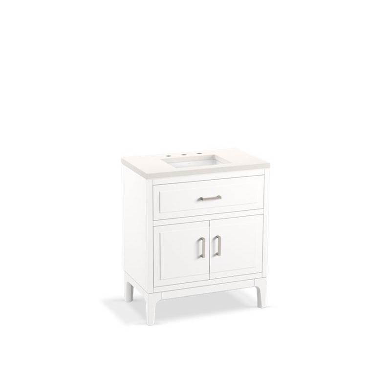 Seer® 30'' bathroom vanity cabinet with sink and quartz top-shop