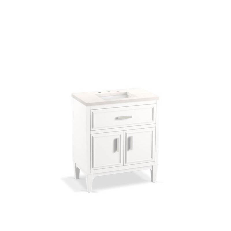 Southerk® 30'' bathroom vanity cabinet with sink and quartz top-shop