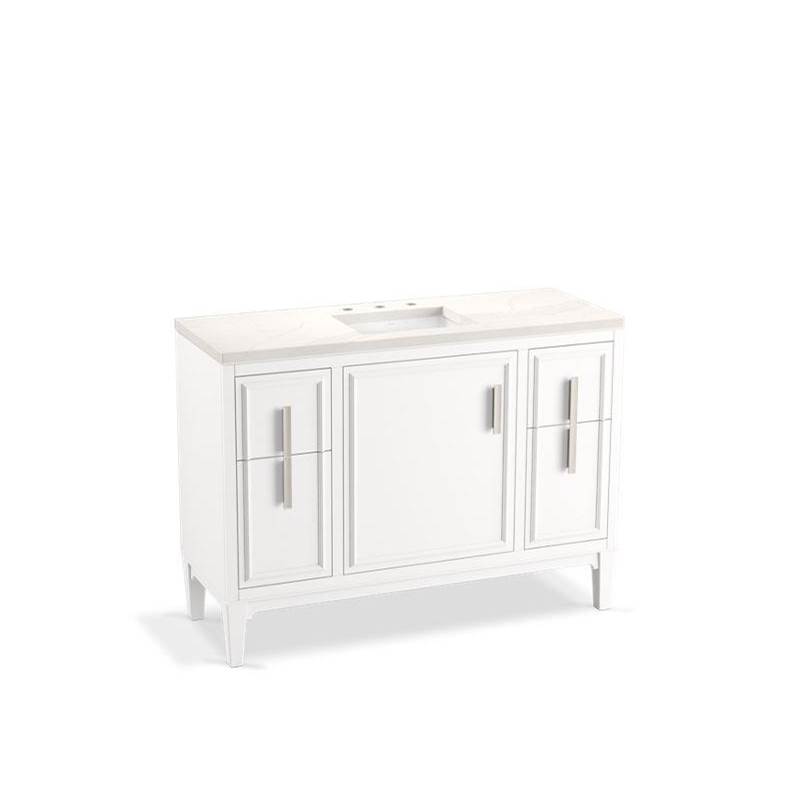 Southerk® 48'' bathroom vanity cabinet with sink and quartz top-related