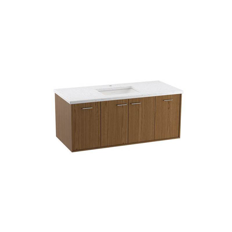 Jute® 48'' wall-hung bathroom vanity cabinet-shop