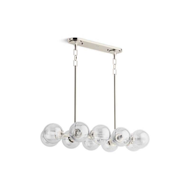 Bellera™ 38'' ten-light linear chandelier-related