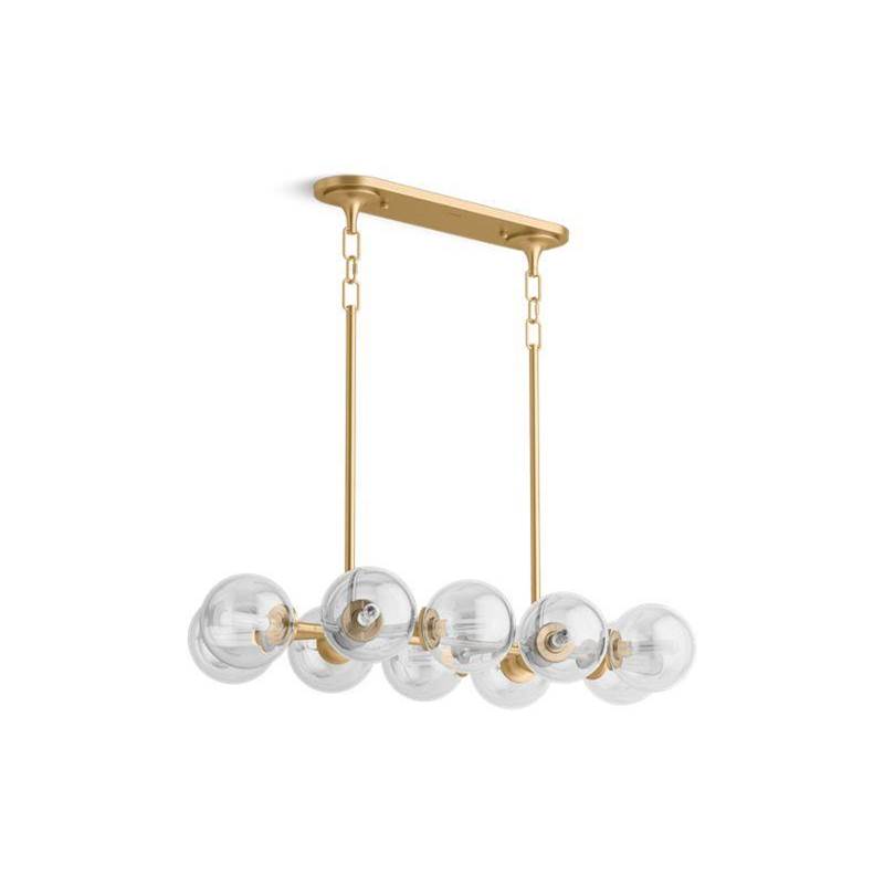 Bellera™ 38'' ten-light linear chandelier-related
