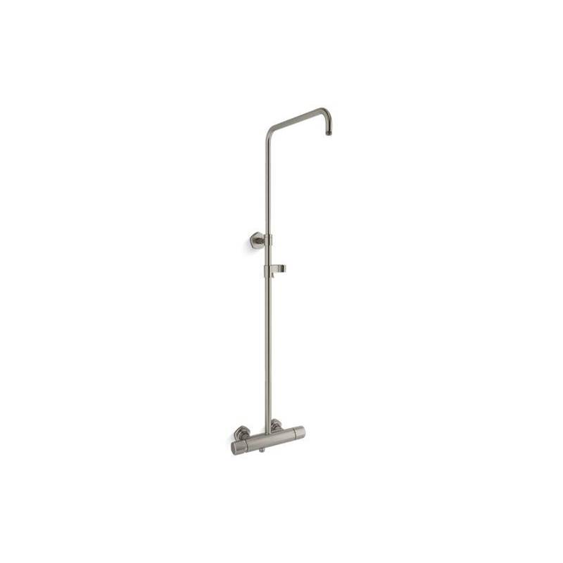 Occasion™ Two-Way exposed thermostatic valve and shower column kit-shop